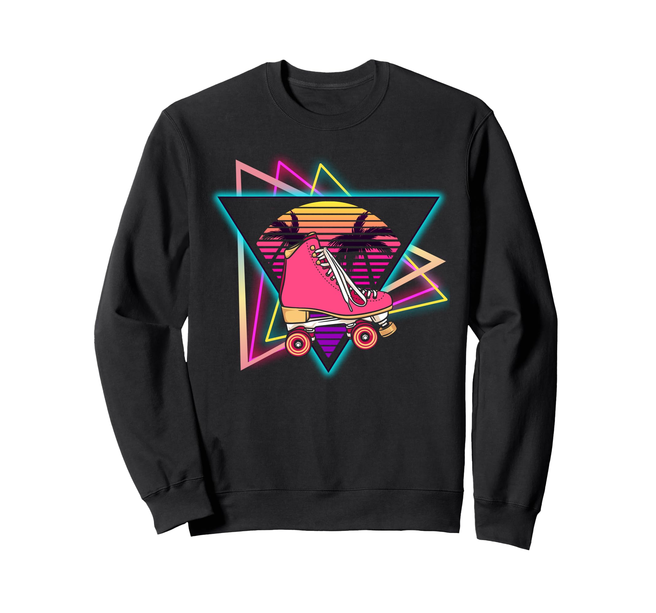 Roller Skating Skate Vaporwave Sweatshirt - Custom Art Print for Adults - T-Shirt, Sweatshirt, Hoodie