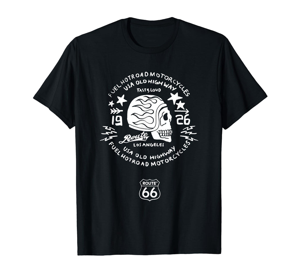 Route 66 Usa Old Highway Motorcycles T-Shirt - Trendy Graphic for Adults - T-Shirt, Sweatshirt, Hoodie
