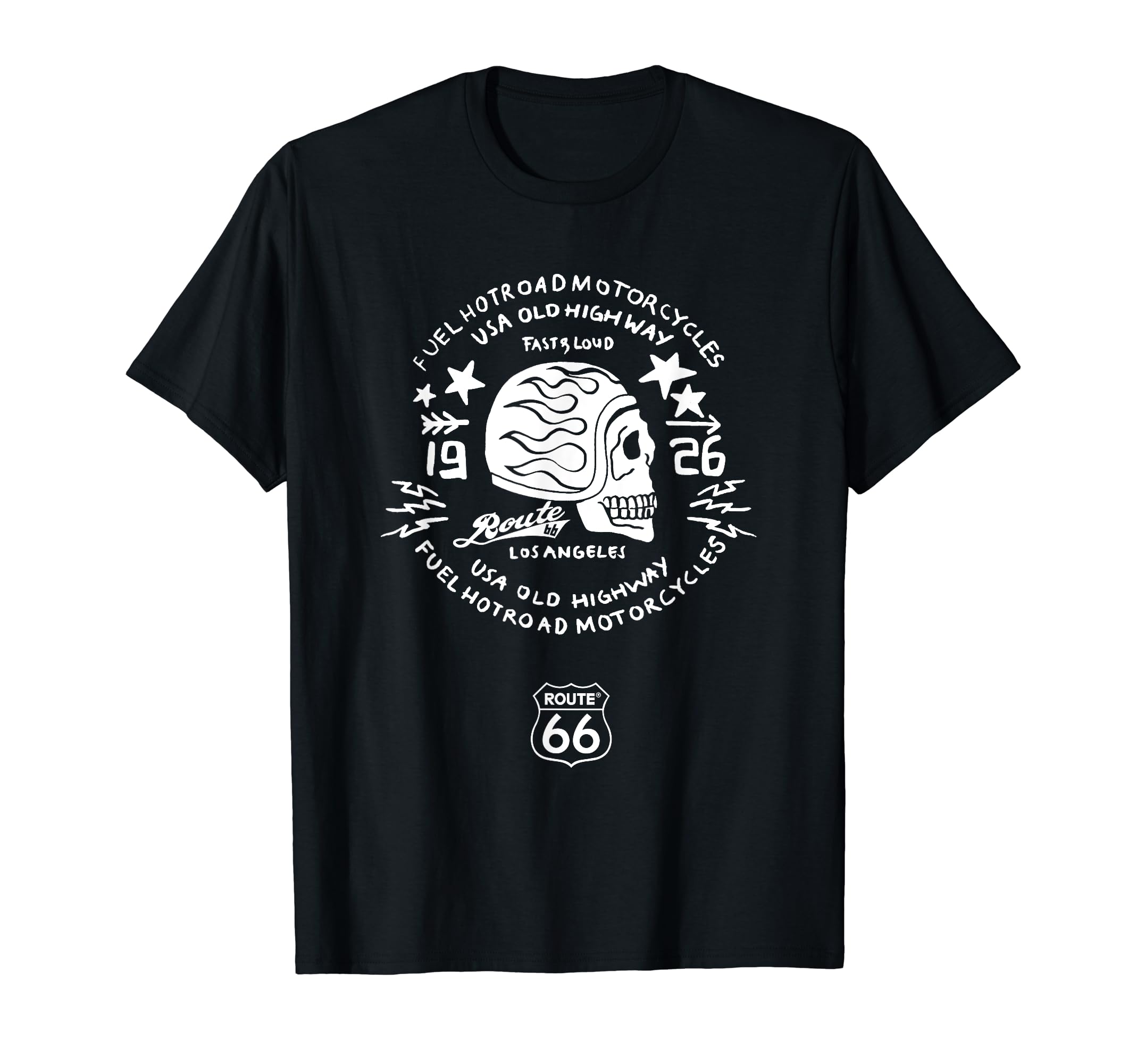 Route 66 Usa Old Highway Motorcycles T-Shirt - Trendy Graphic for Adults - T-Shirt, Sweatshirt, Hoodie