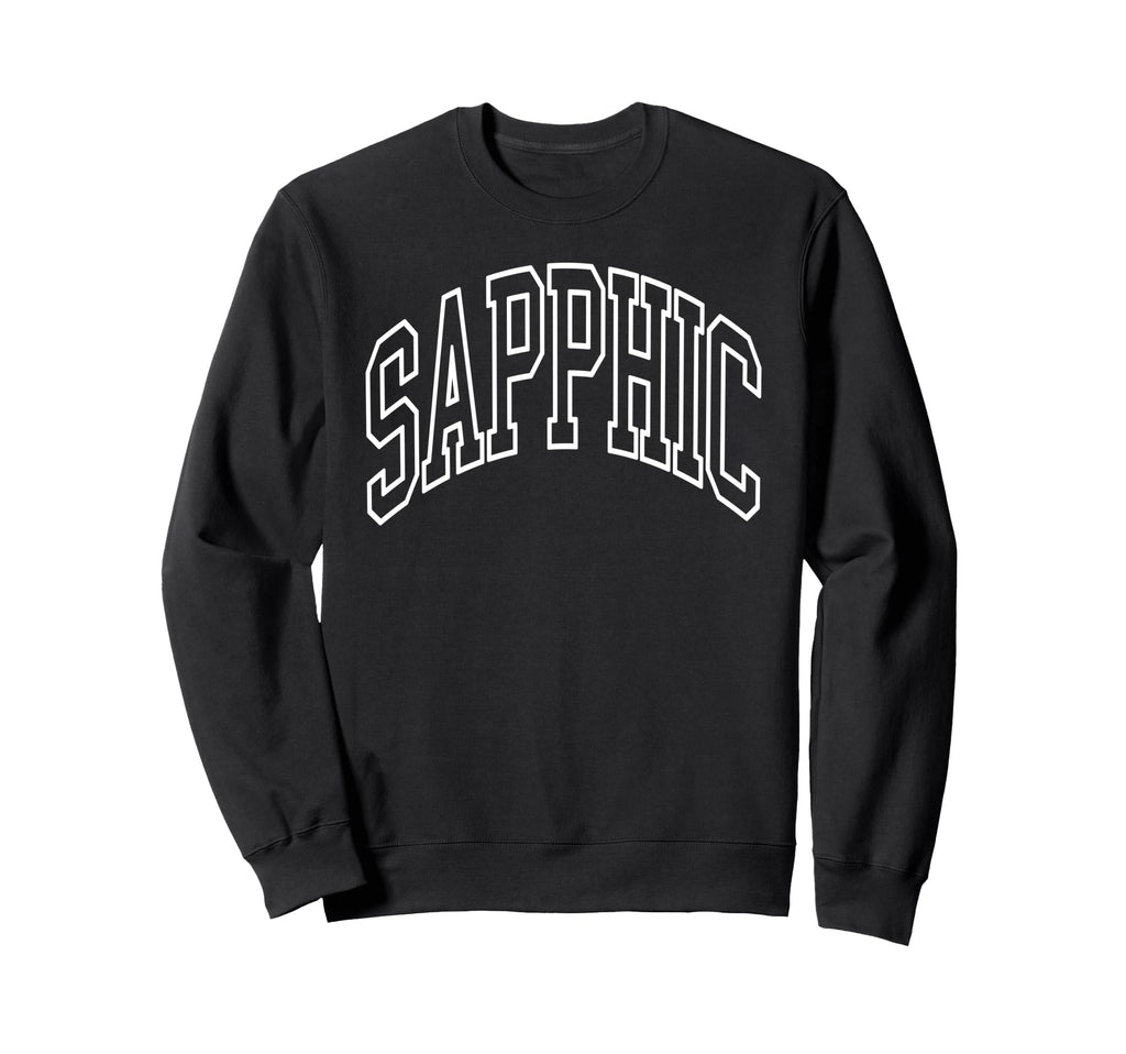 Sapphic University Y2K College Sweatshirt - Trendy Graphic Unisex - T-Shirt, Sweatshirt, Hoodie