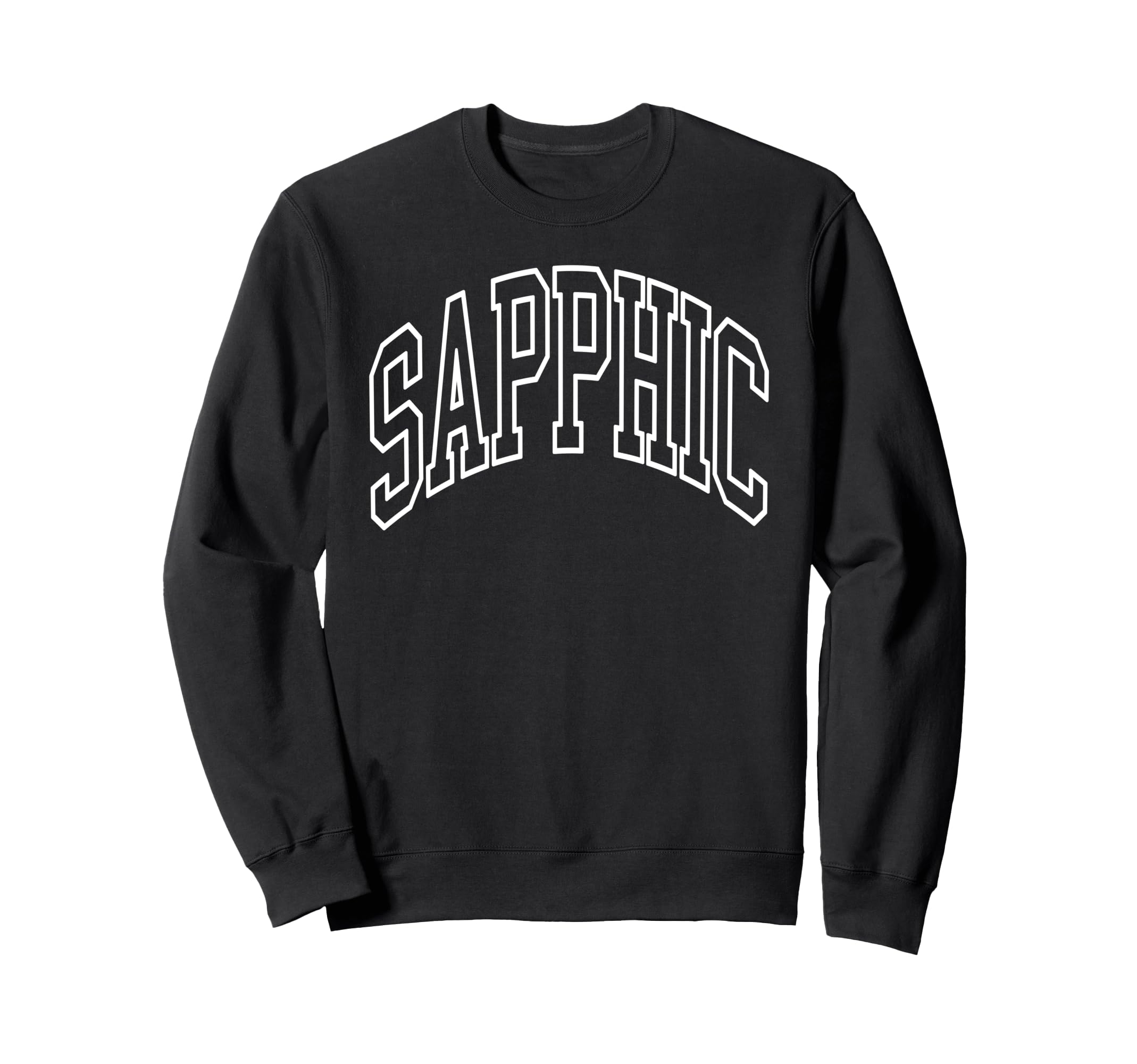 Sapphic University Y2K College Sweatshirt - Trendy Graphic Unisex - T-Shirt, Sweatshirt, Hoodie
