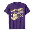 Funny Pro Vaccination Vaccines Cause T-Shirt - Novelty Apparel Men Women - T-Shirt, Sweatshirt, Hoodie