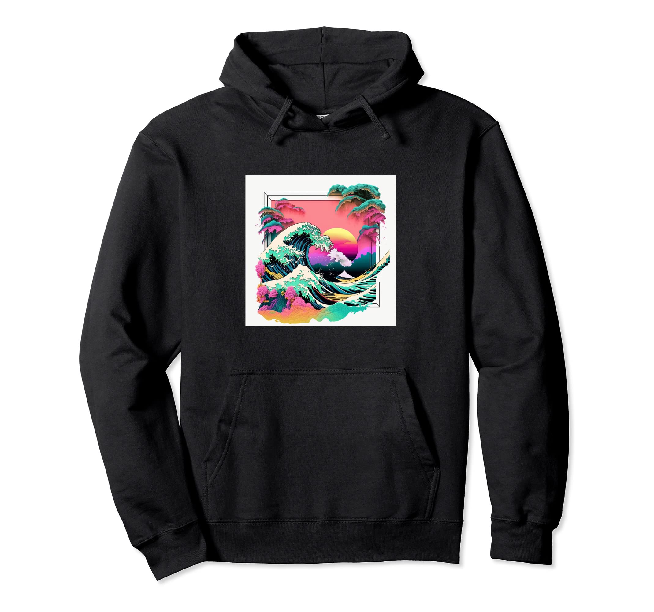 Vaperwave Aesthetic Glitch Great Hoodie - Fun Novelty Design for Adults - T-Shirt, Sweatshirt, Hoodie