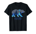 Glacier Grizzly Bear Glacier National T-Shirt - Fun Novelty Design Unisex - T-Shirt, Sweatshirt, Hoodie