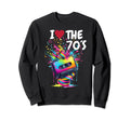 70S Music Notes Cassette Tape Music Sweatshirt - Novelty Apparel Unisex - T-Shirt, Sweatshirt, Hoodie