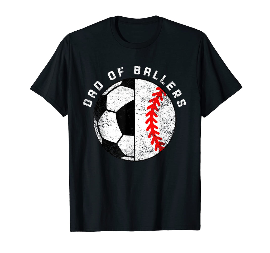 Mens Dad Ballers Funny Soccer T-Shirt - Aesthetic Graphic Men Women - T-Shirt, Sweatshirt, Hoodie