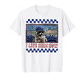 Funny Ballfield Baseball Raccoon Iced T-Shirt - Unique Graphic Men Women - T-Shirt, Sweatshirt, Hoodie
