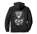 Gothic Skull Cross Art Wings Grunge Punk Hoodie - Unique Graphic Men Women - T-Shirt, Sweatshirt, Hoodie