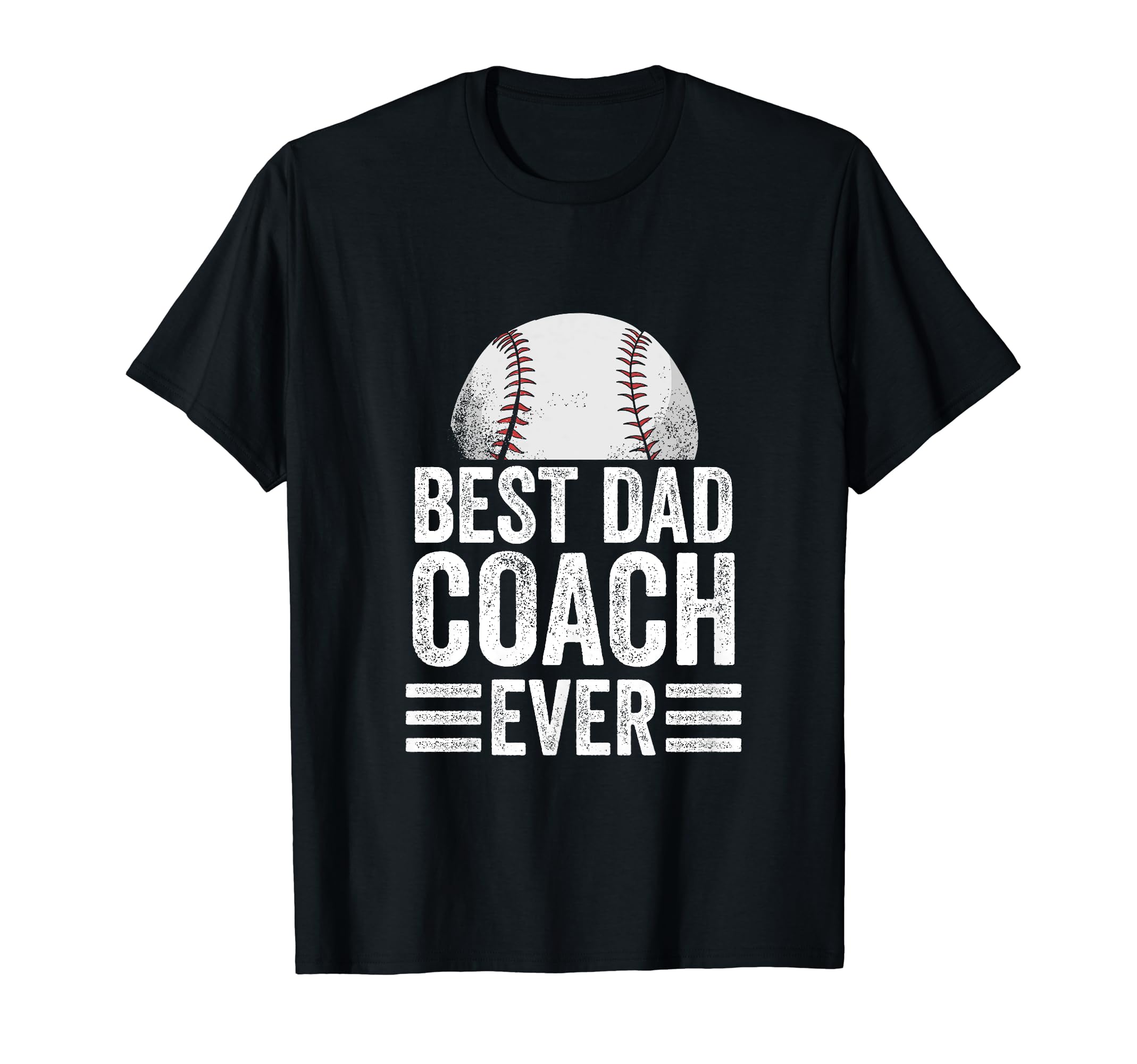 Best Dad Coach Ever Funny Baseball T-Shirt - Fun Novelty Design Unisex - T-Shirt, Sweatshirt, Hoodie