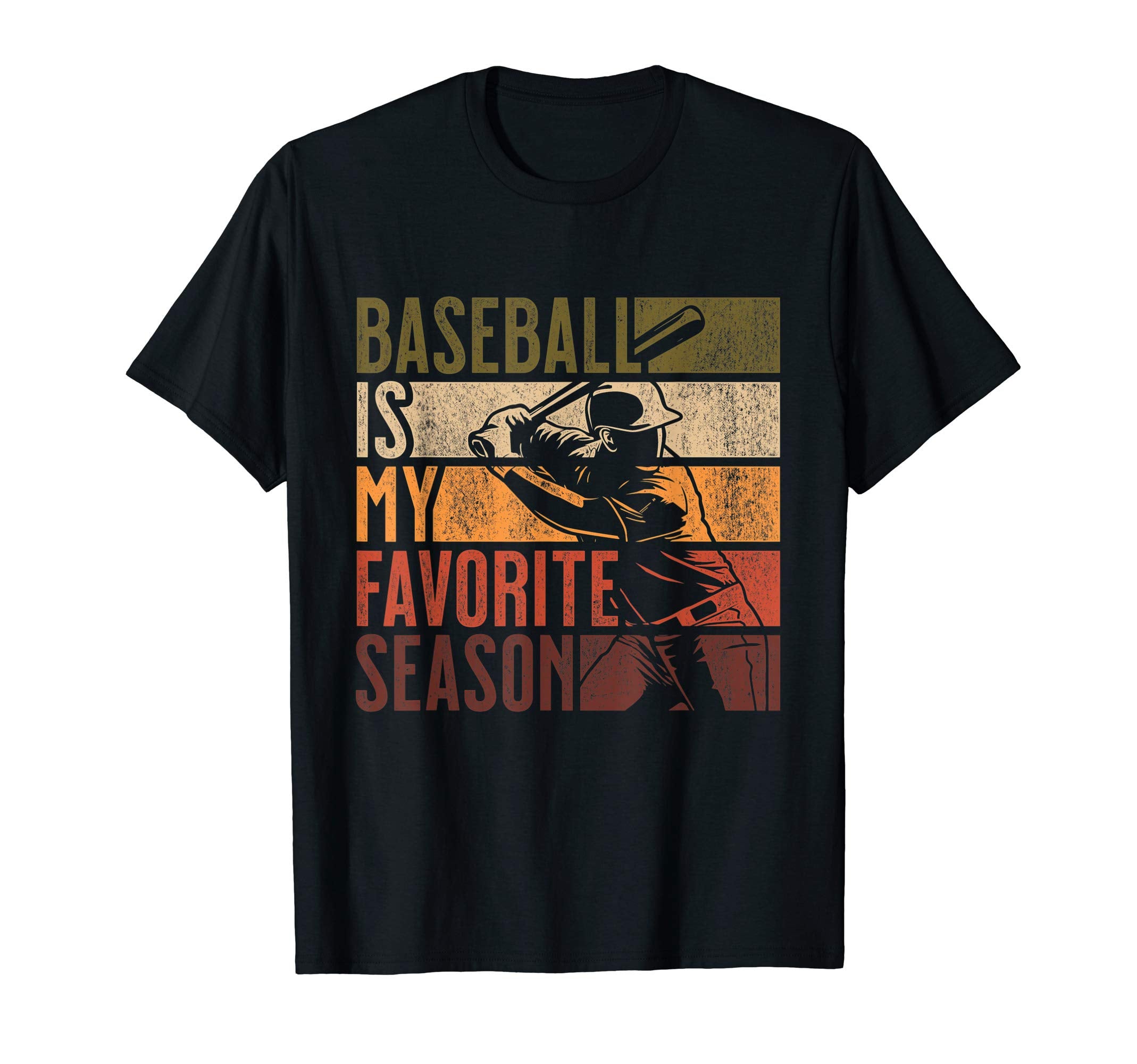 Distressed Baseball Is My Favorite T-Shirt - Fun Novelty Design for Adults - T-Shirt, Sweatshirt, Hoodie