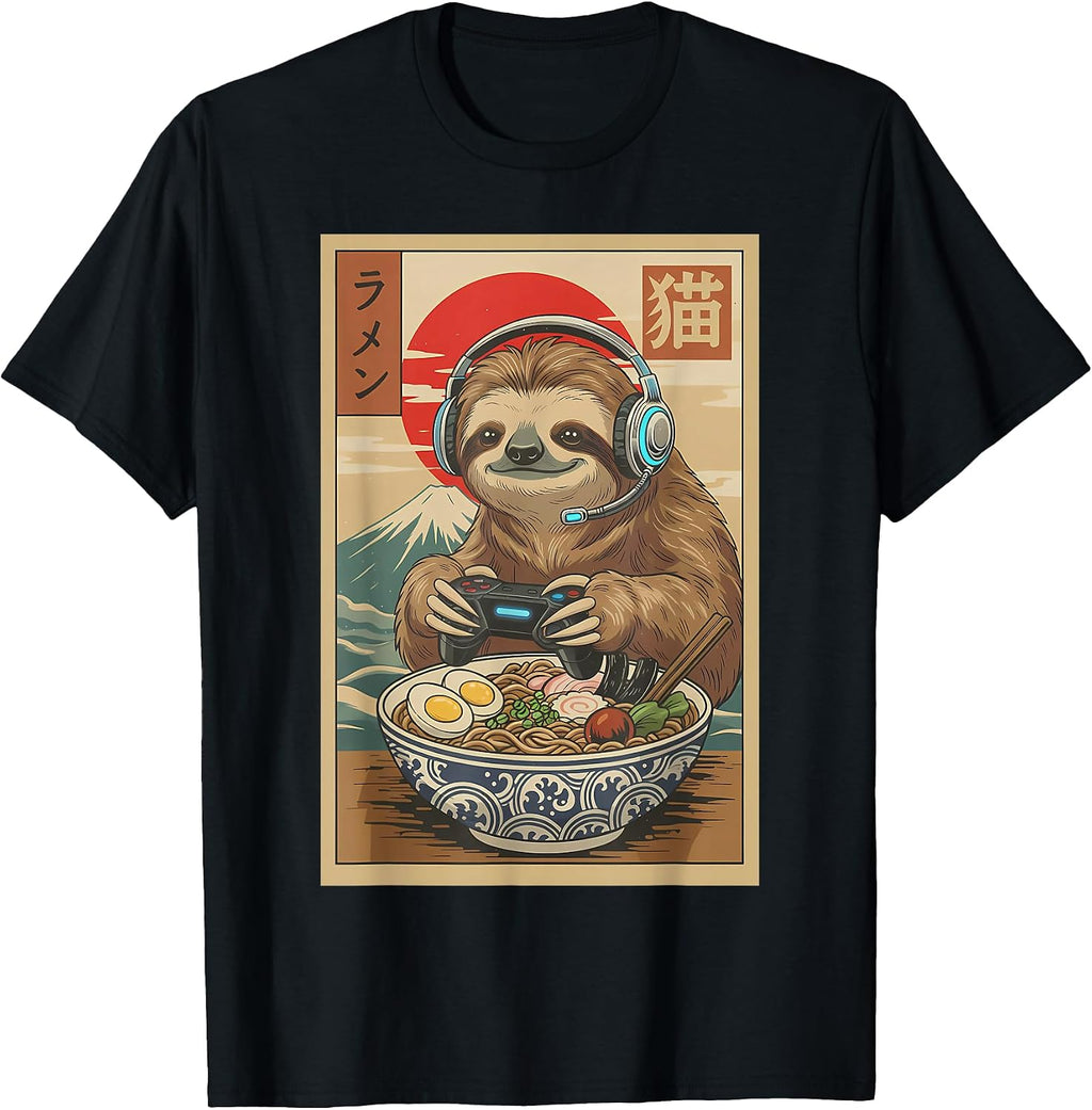 Vintage Japanese Ramen Noodles Xmas - Adult & Kids T-Shirts, Sweatshirts & Hoodies apparel design preview 1