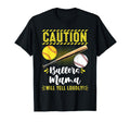 Ballers Mama Funny Baseball Softball T-Shirt - Novelty Apparel Unisex - T-Shirt, Sweatshirt, Hoodie