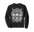 Y2K Grunge Aesthetic Alt Goth Skull Sweatshirt - Fun Novelty Design Unisex - T-Shirt, Sweatshirt, Hoodie