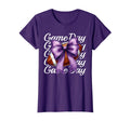Cheer Fall Football Mom Purple Game Day T-Shirt - Unique Graphic Unisex - T-Shirt, Sweatshirt, Hoodie