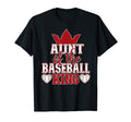 Aunt Baseball King Family Matching T-Shirt - Trendy Graphic Unisex - T-Shirt, Sweatshirt, Hoodie