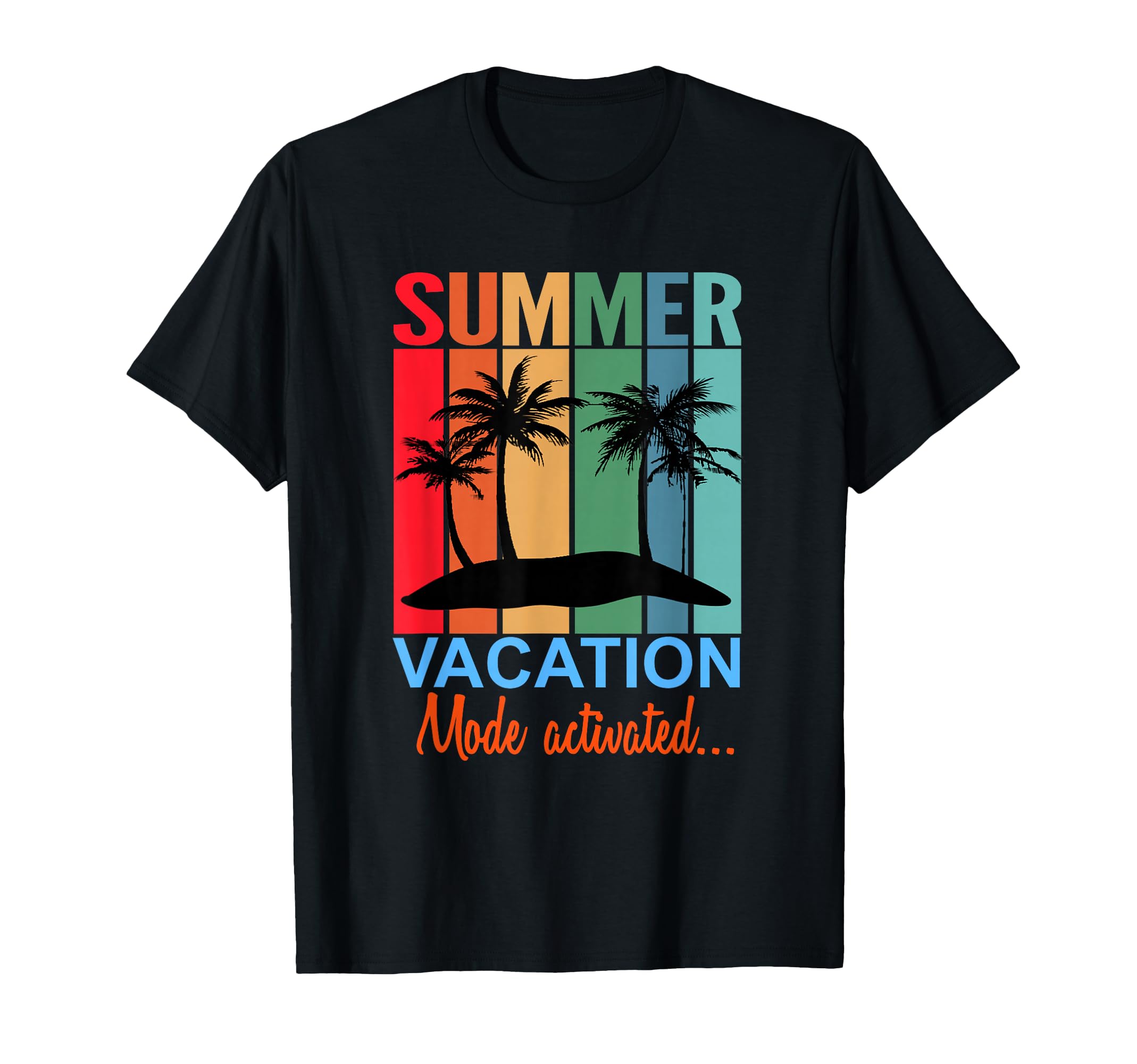Summer Vacation Mode Sunset T-Shirt - Fun Novelty Design Men Women - T-Shirt, Sweatshirt, Hoodie