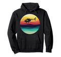 Helicopter Silhouette Md 500 Hoodie - Casual Everyday Wear Men Women - T-Shirt, Sweatshirt, Hoodie