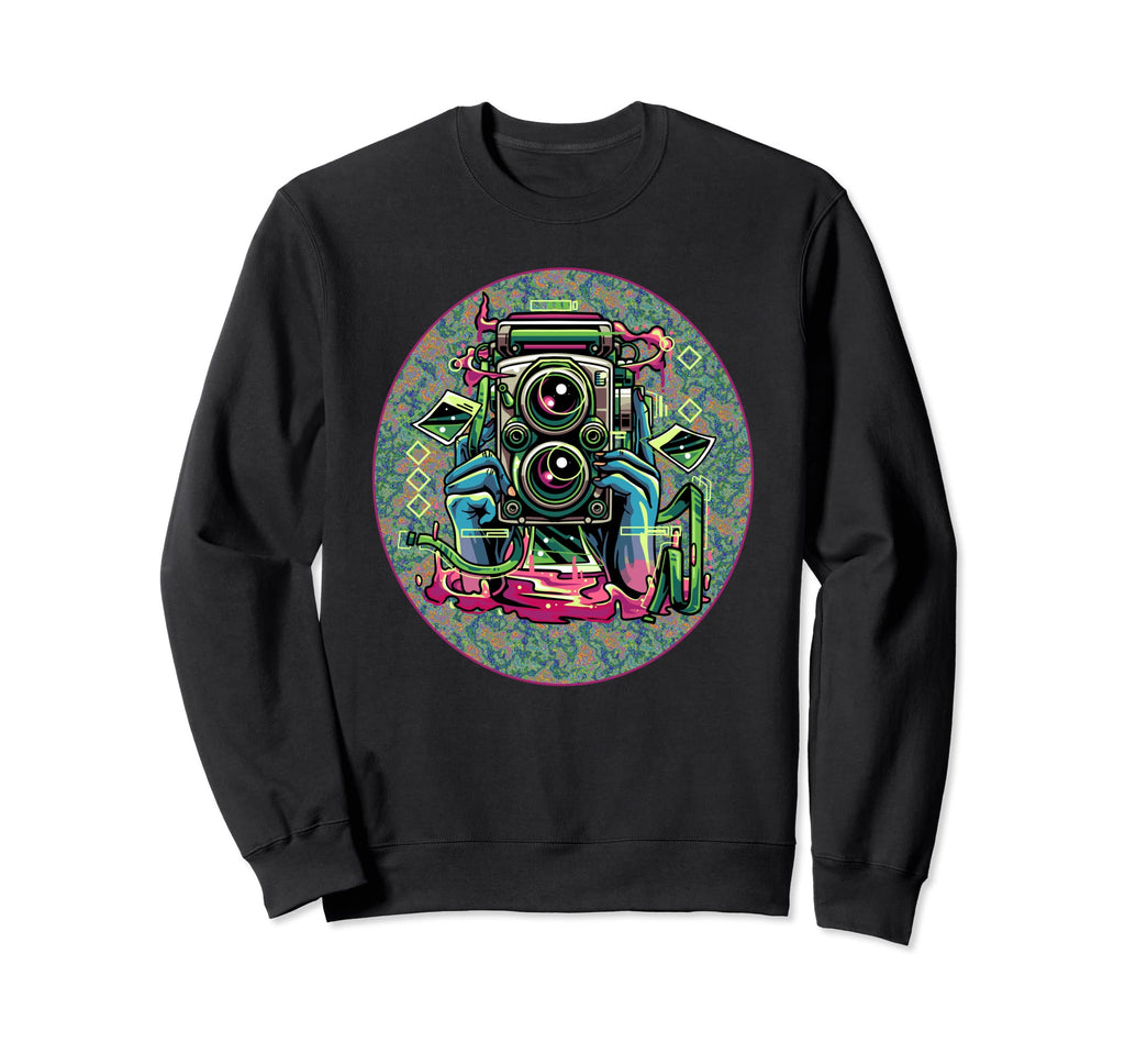 Twin Lens Reflex Camera Sweatshirt - Trendy Graphic for Adults - T-Shirt, Sweatshirt, Hoodie