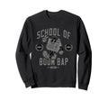 Grey Old School Hip Hop Sampler Sweatshirt - Graphic Print for Adults - T-Shirt, Sweatshirt, Hoodie