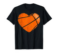 Basketball Mom Heart Game Day T-Shirt - Minimalist Print Unisex - T-Shirt, Sweatshirt, Hoodie