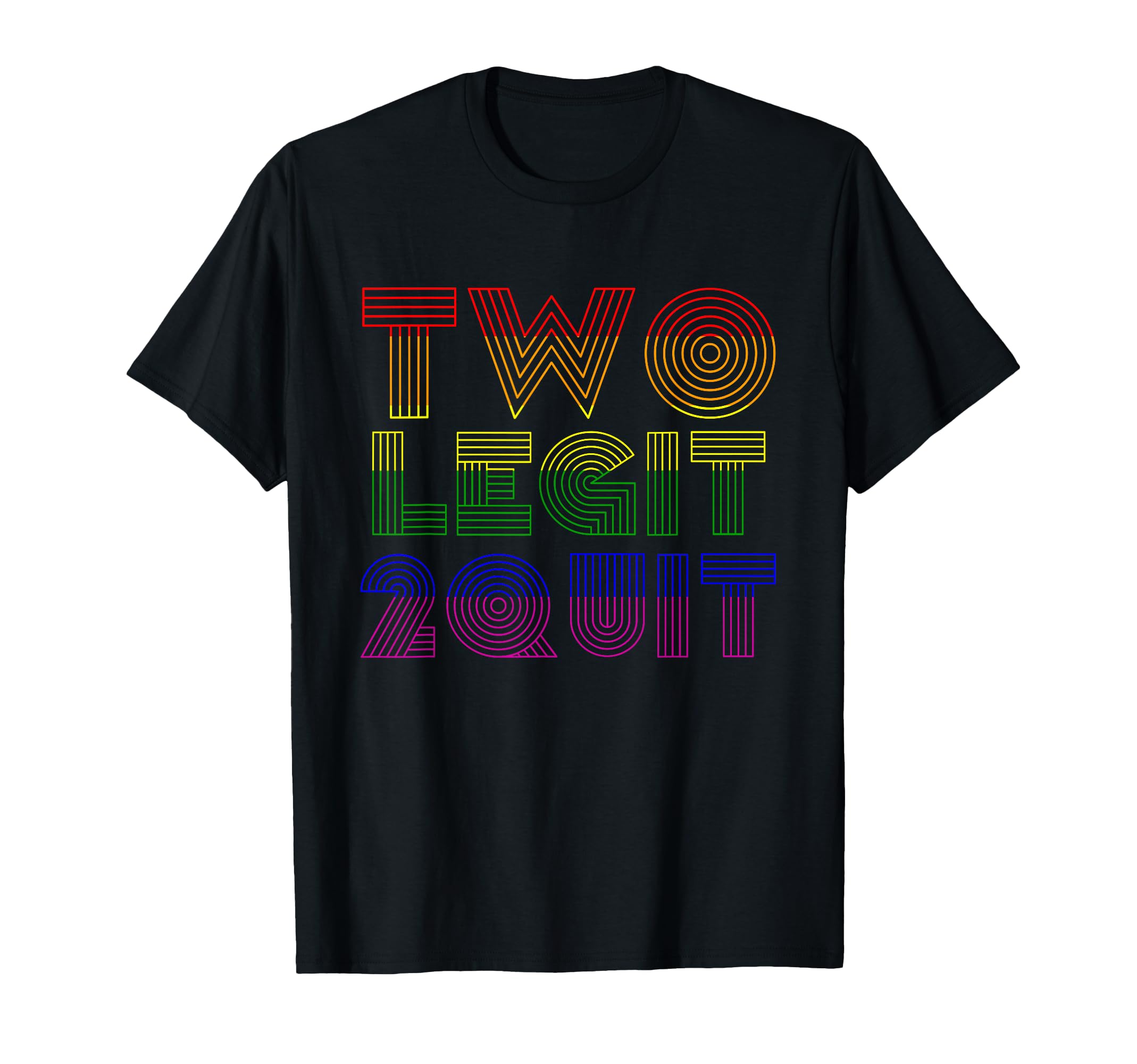 Funny Two Legit 2 Quit Vaporwave T-Shirt - Unique Graphic for Adults - T-Shirt, Sweatshirt, Hoodie