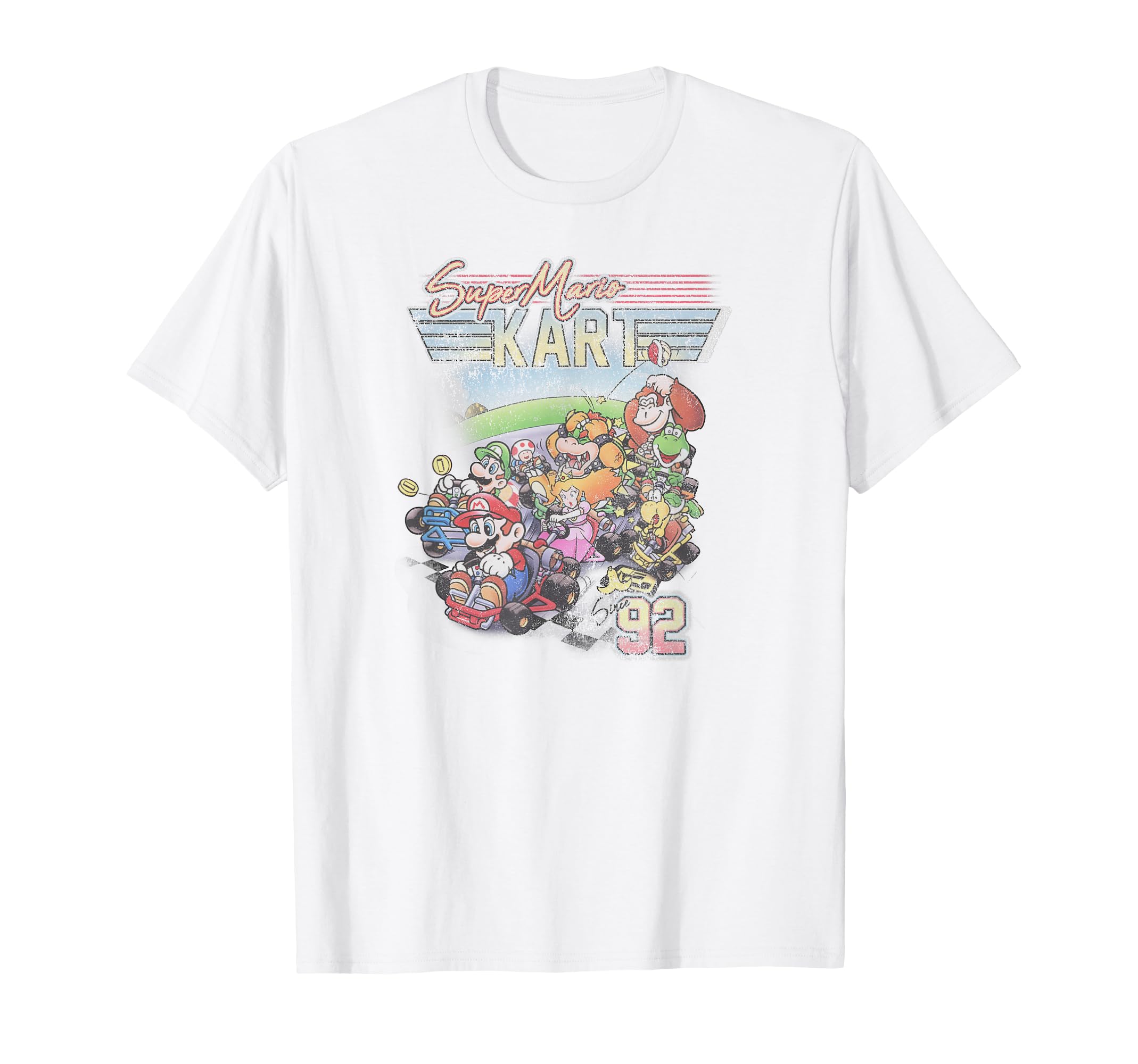 Mario Kart Group Shot Racing T-Shirt - Fun Novelty Design Men Women - T-Shirt, Sweatshirt, Hoodie