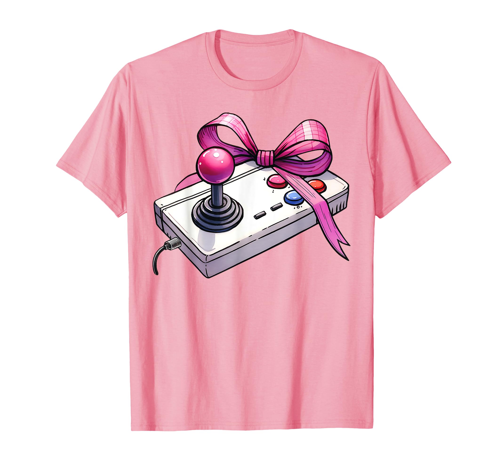 Coquette Bow Arcade Gaming Mothers Day T-Shirt - Graphic Print for Adults - T-Shirt, Sweatshirt, Hoodie