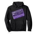 Purple Cassette Tape 90S Hip Hop Music Hoodie - Fun Novelty Design Unisex - T-Shirt, Sweatshirt, Hoodie