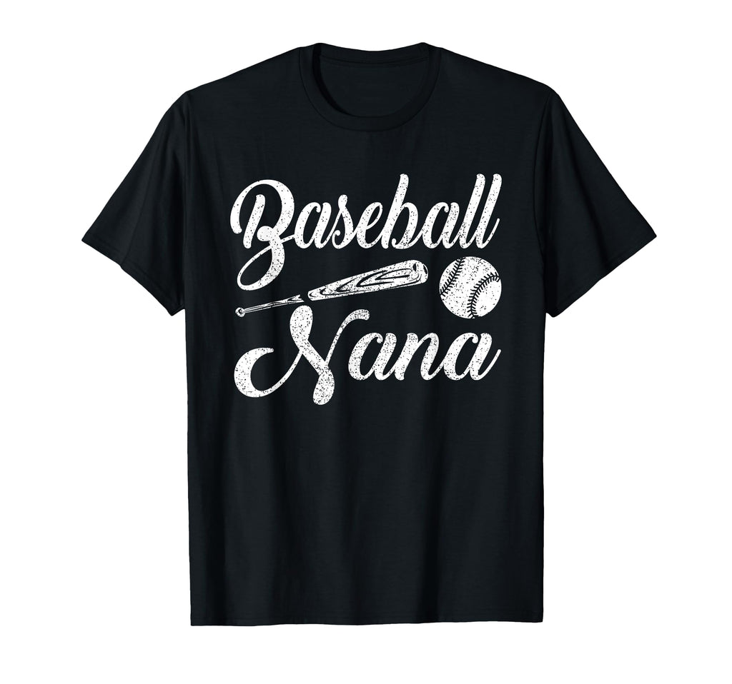 Baseball Nana Funny Baseball Grandparent T-Shirt - Graphic Print Men Women - T-Shirt, Sweatshirt, Hoodie