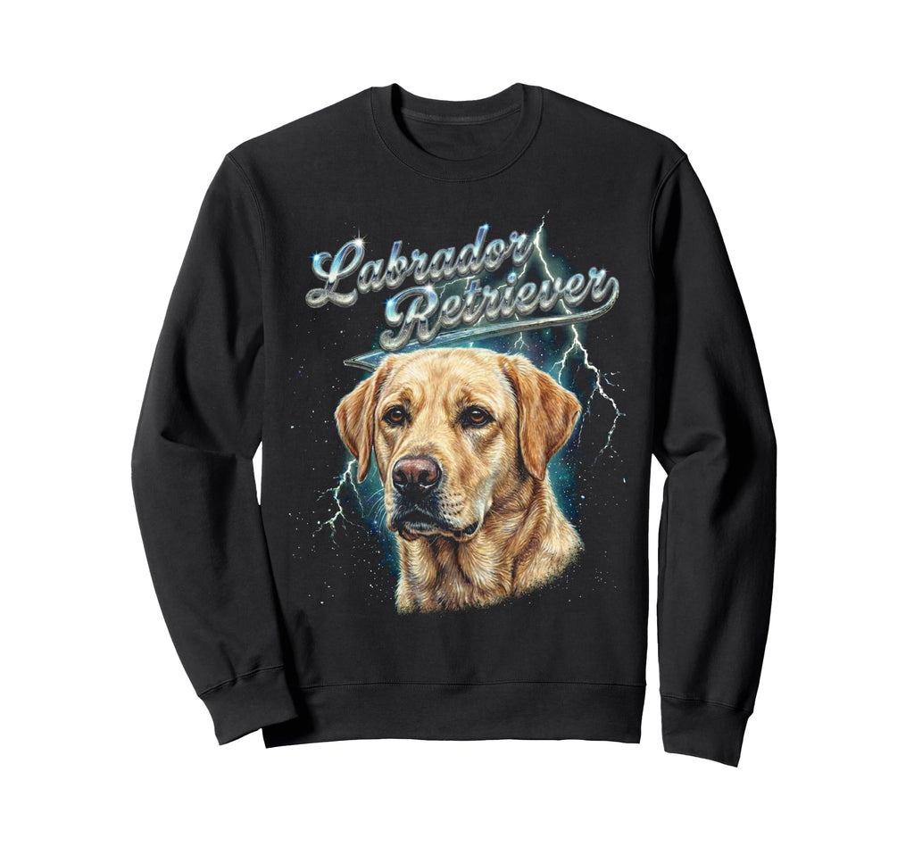 Labrador Retriever 90S Dog Lover 80S Sweatshirt - Novelty Apparel Unisex - T-Shirt, Sweatshirt, Hoodie