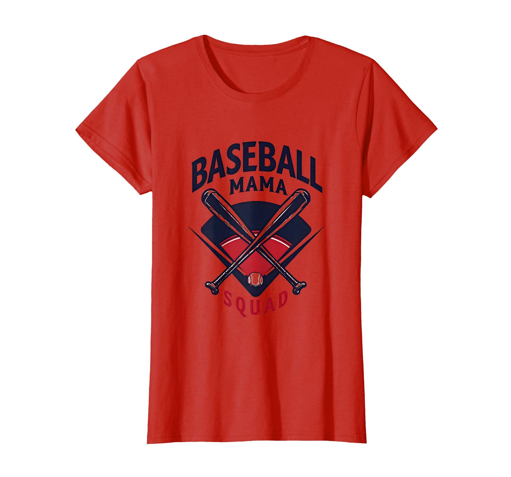 Baseball Mama Squad Proud Sports Mom T-Shirt - Casual Everyday Wear Unisex - T-Shirt, Sweatshirt, Hoodie