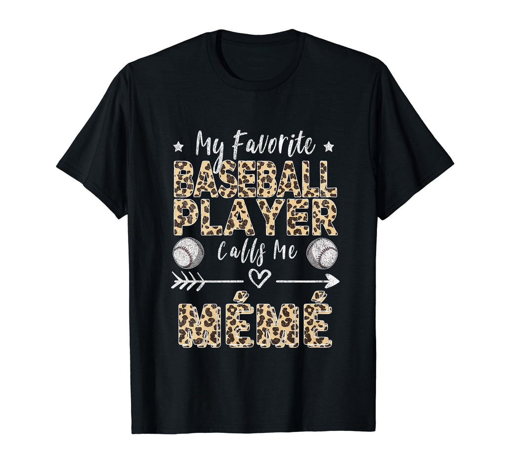 My Favorite Baseball Player Calls Me M M T-Shirt - Trendy Graphic Unisex - T-Shirt, Sweatshirt, Hoodie