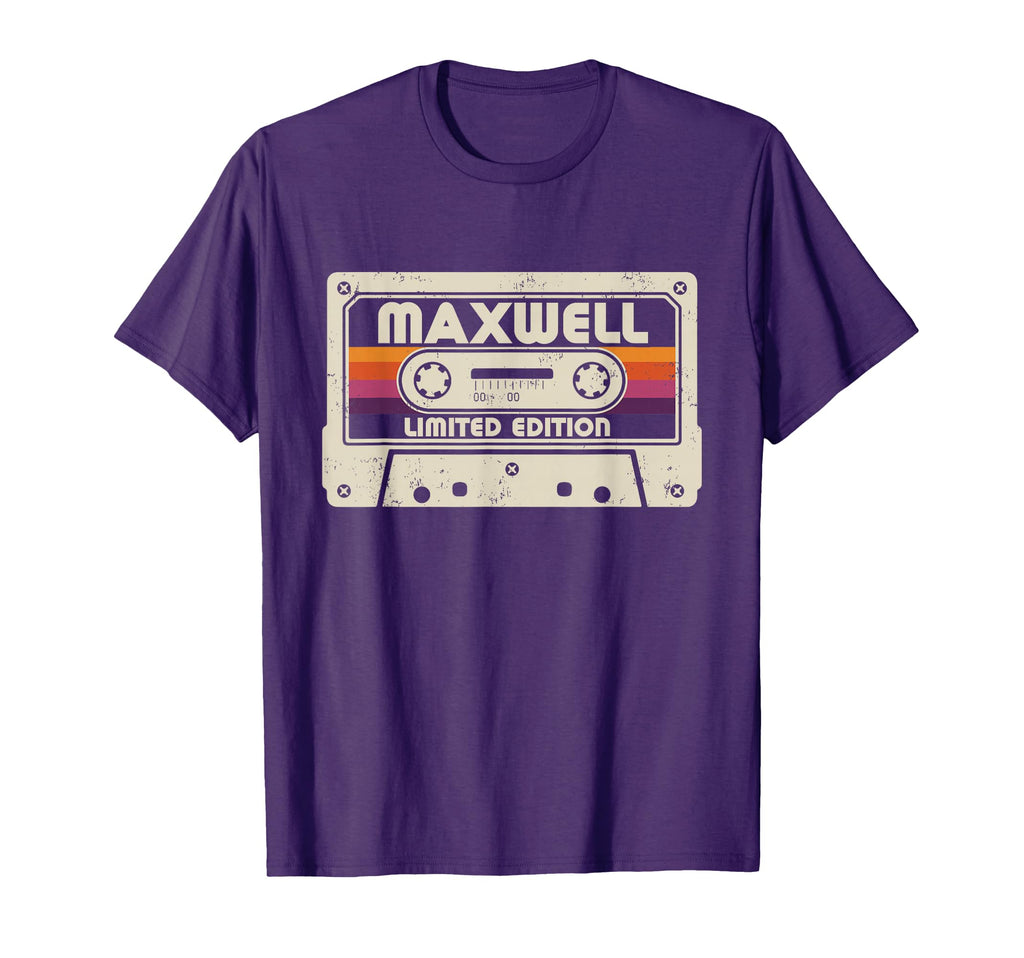 Maxwell First Name Cassette Tape T-Shirt - Fun Novelty Design Men Women - T-Shirt, Sweatshirt, Hoodie
