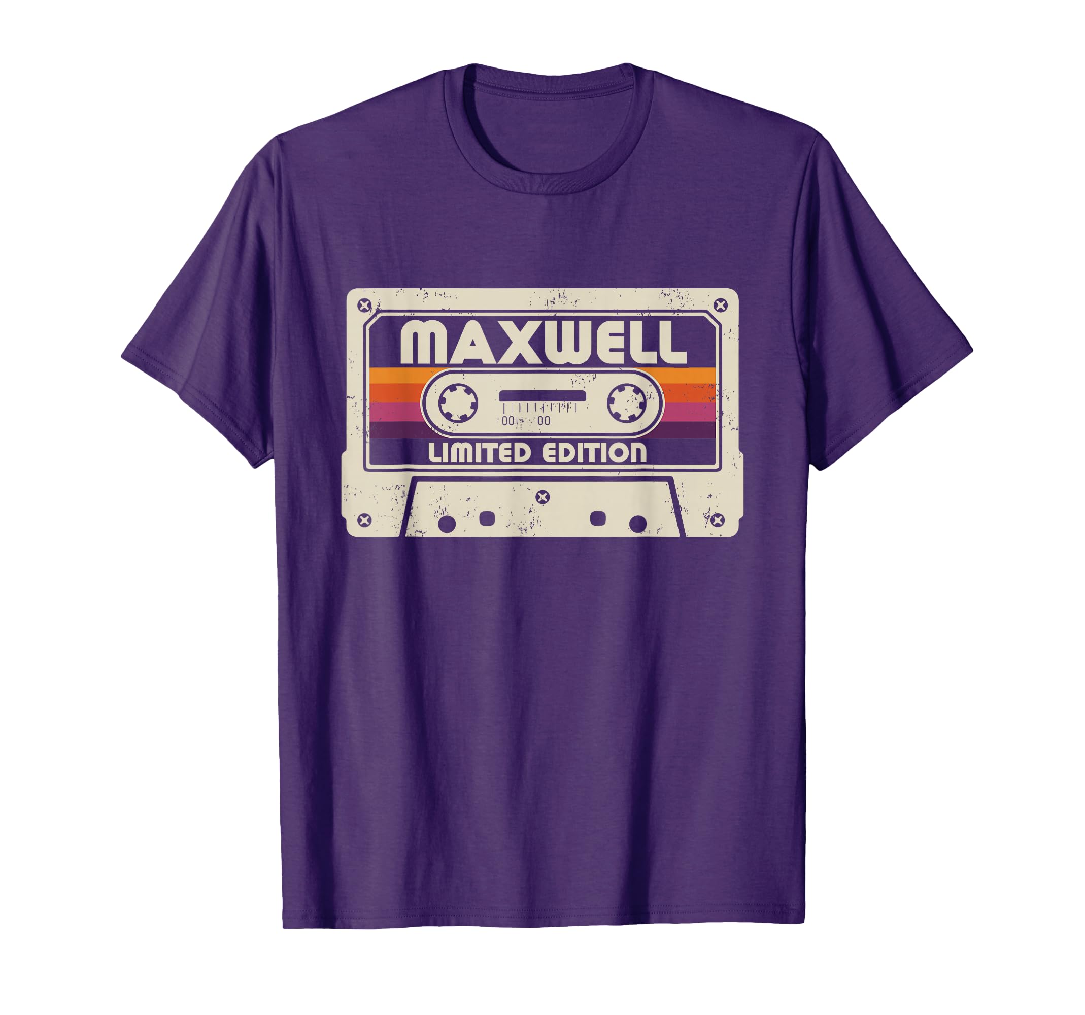 Maxwell First Name Cassette Tape T-Shirt - Fun Novelty Design Men Women - T-Shirt, Sweatshirt, Hoodie