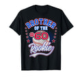 Brother Rookie 60Th Birthday Baseball T-Shirt - Graphic Print Men Women - T-Shirt, Sweatshirt, Hoodie