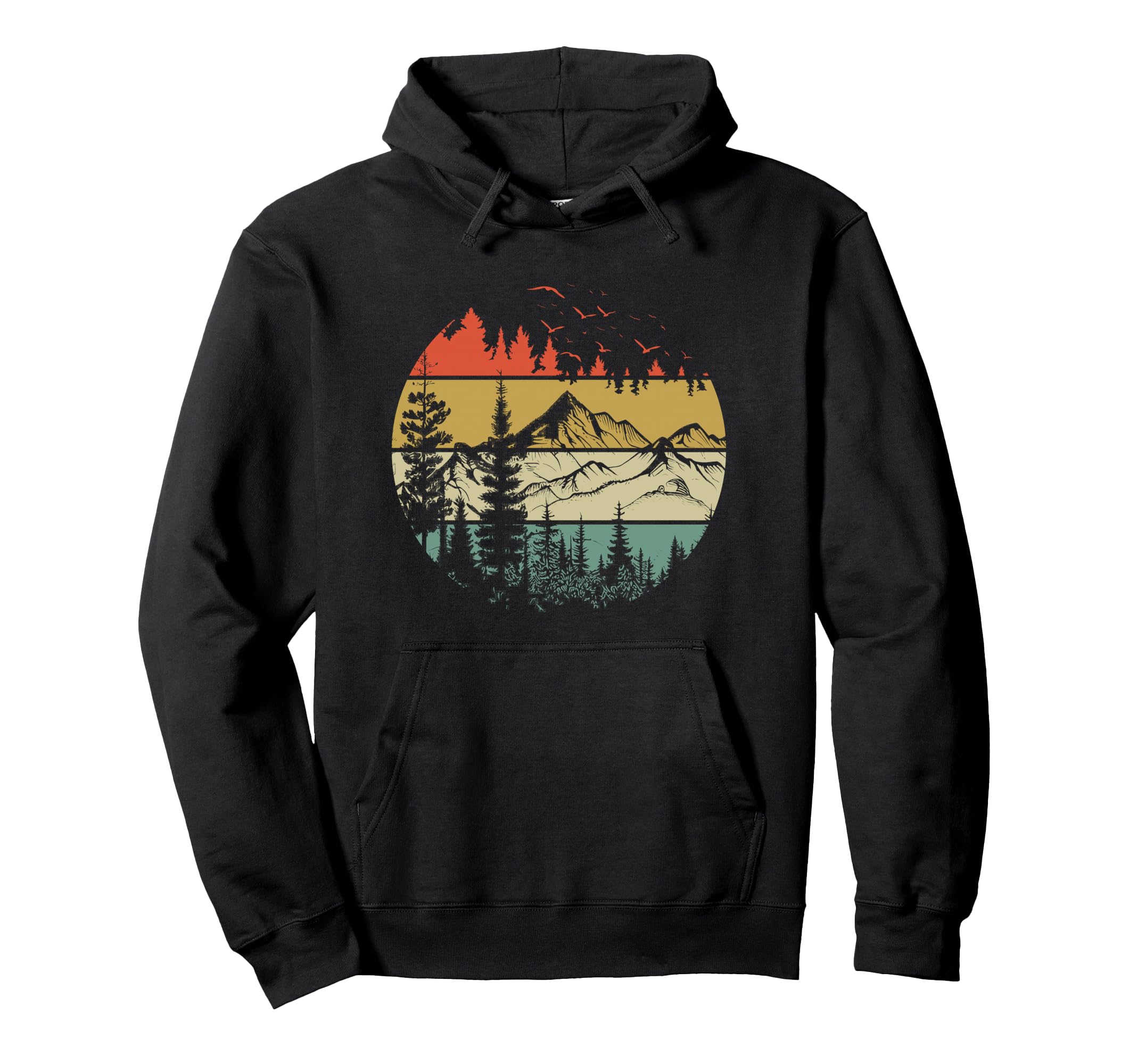 Forest Trees Outdoors Nature Hoodie - Streetwear Style Men Women - T-Shirt, Sweatshirt, Hoodie