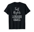Fall Nights Stadium Lights Baseball T-Shirt - Fun Novelty Design Unisex - T-Shirt, Sweatshirt, Hoodie