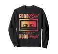 Good Hood Playlist Cassette Tape Sweatshirt - Aesthetic Graphic for Adults - T-Shirt, Sweatshirt, Hoodie