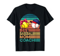 Best Baseball Softball Mom Coach T-Shirt - Minimalist Print for Adults - T-Shirt, Sweatshirt, Hoodie