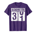 Oldometer 31 Funny 31St Birthday Gift T-Shirt - Minimalist Print for Adults - T-Shirt, Sweatshirt, Hoodie