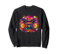 Disco 80S Motto Party Pop Art Sweatshirt - Fun Novelty Design for Adults - T-Shirt, Sweatshirt, Hoodie