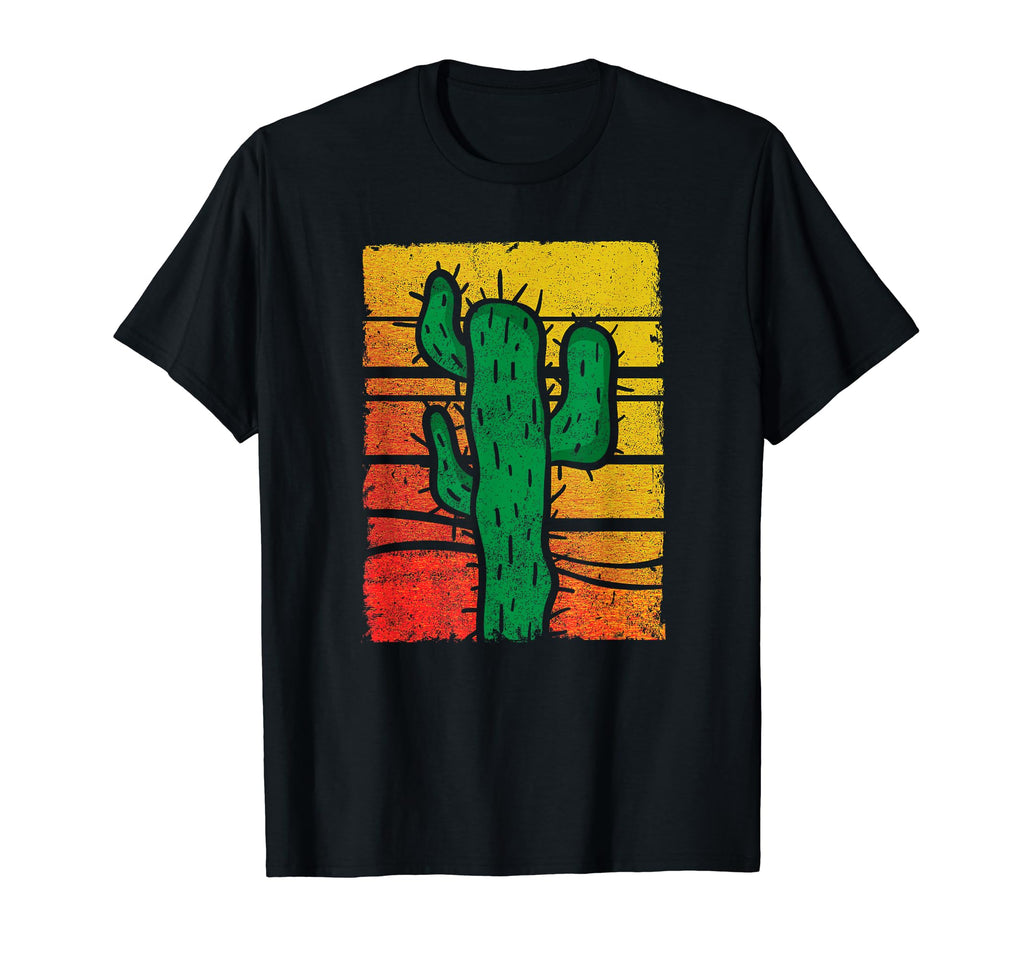 Cactus Desert Sunset Southwest Redrock T-Shirt - Custom Art Print Men Women - T-Shirt, Sweatshirt, Hoodie