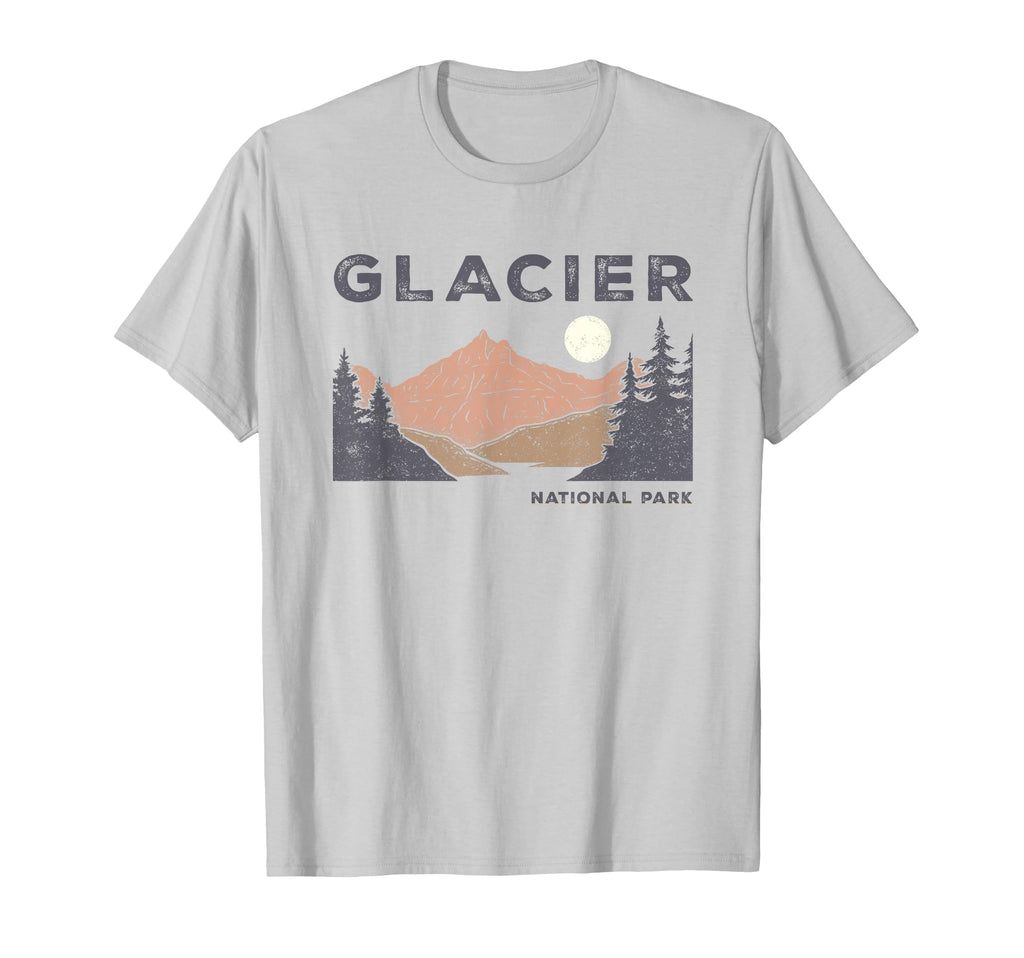 Glacier National Park Montana Womens T-Shirt - Streetwear Style for Adults - T-Shirt, Sweatshirt, Hoodie
