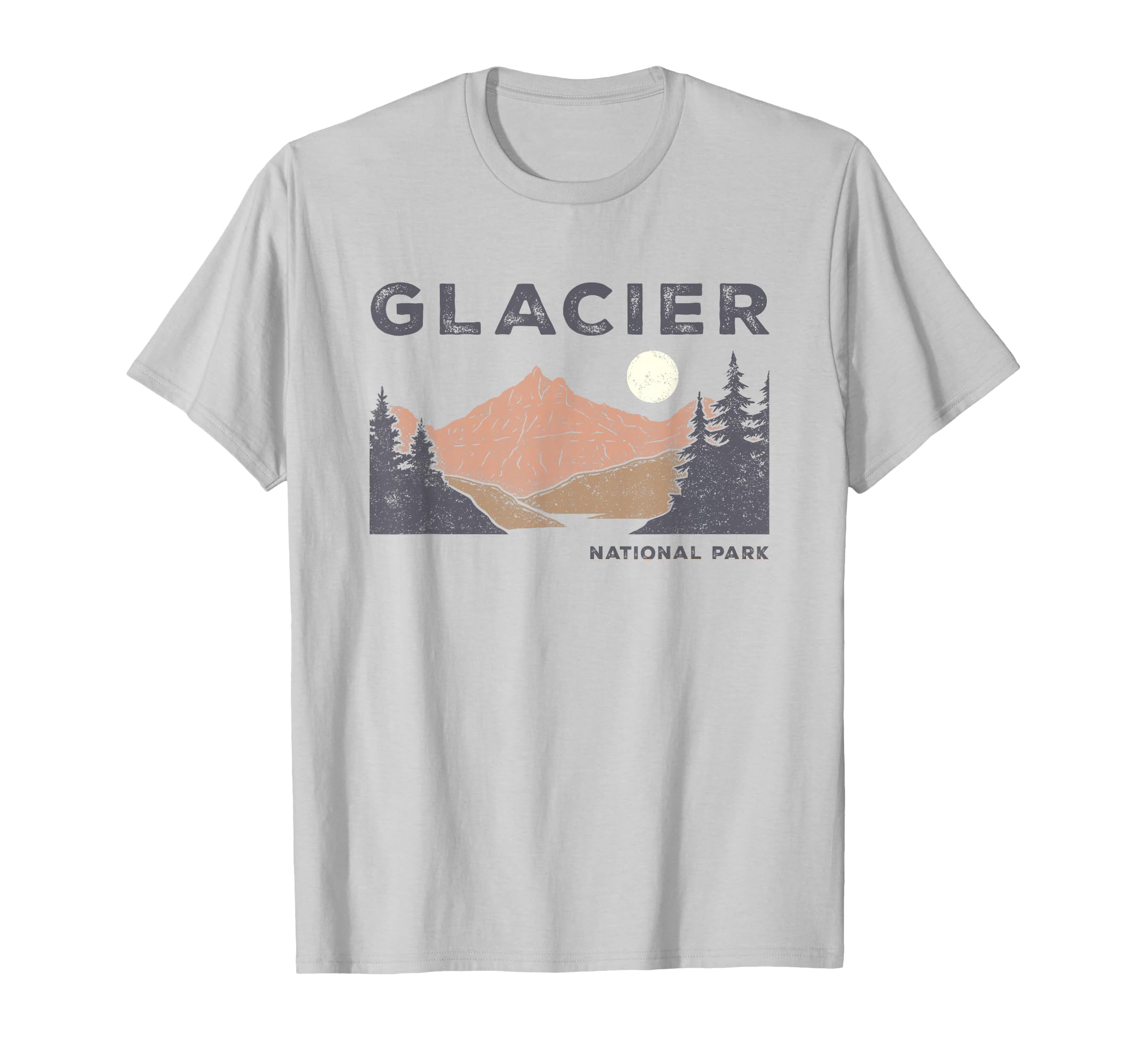 Glacier National Park Montana Womens T-Shirt - Streetwear Style for Adults - T-Shirt, Sweatshirt, Hoodie
