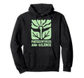 Photosynthesis And Silence Boho Floral Hoodie - Novelty Apparel for Adults - T-Shirt, Sweatshirt, Hoodie