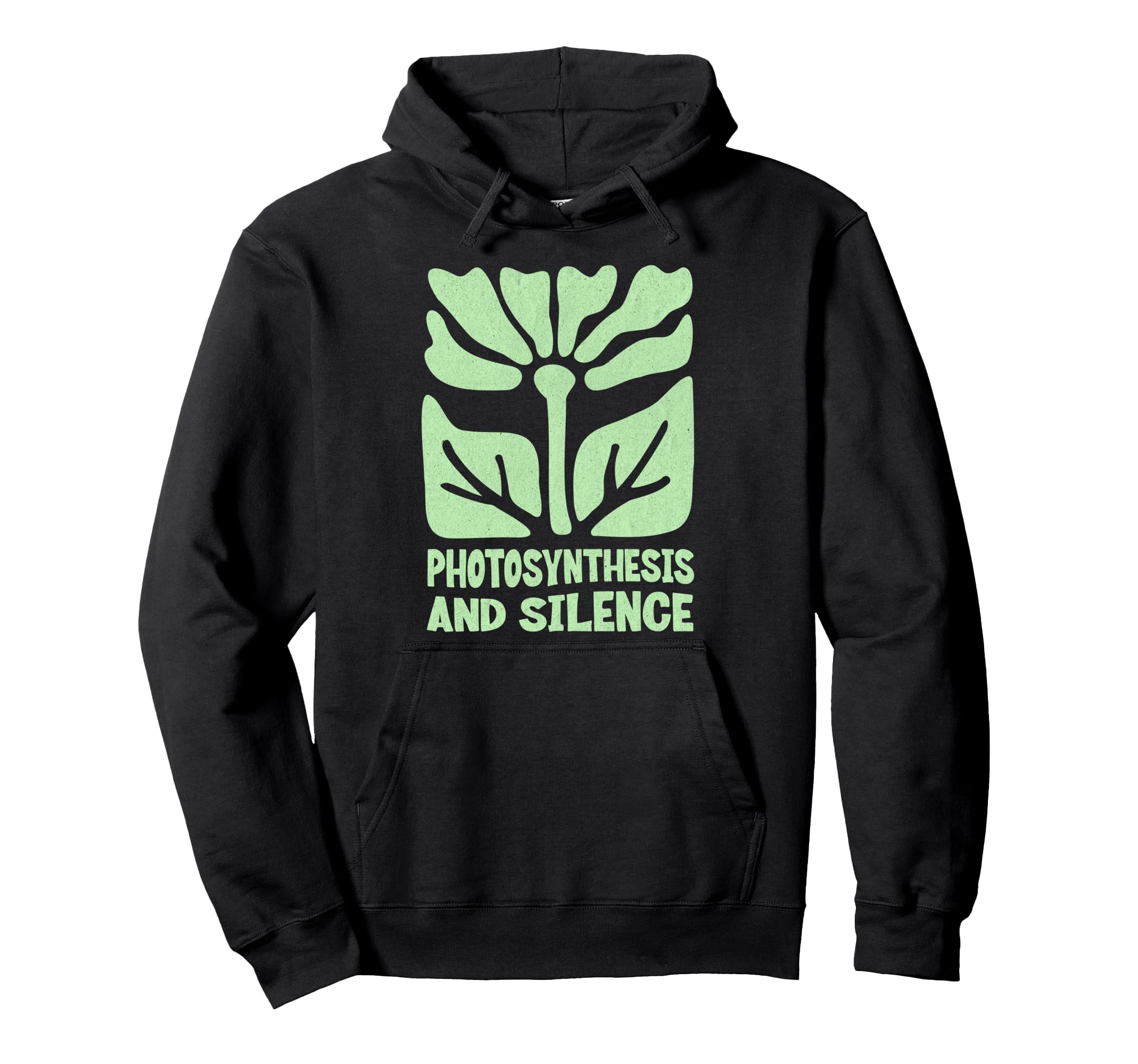 Photosynthesis And Silence Boho Floral Hoodie - Novelty Apparel for Adults - T-Shirt, Sweatshirt, Hoodie