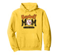 Baseball Mom Orange Varsity Baseball Hoodie - Minimalist Print for Adults - T-Shirt, Sweatshirt, Hoodie