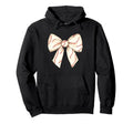Baseball Coquette Bow Baseball Mom Hoodie - Casual Everyday Wear Men Women - T-Shirt, Sweatshirt, Hoodie