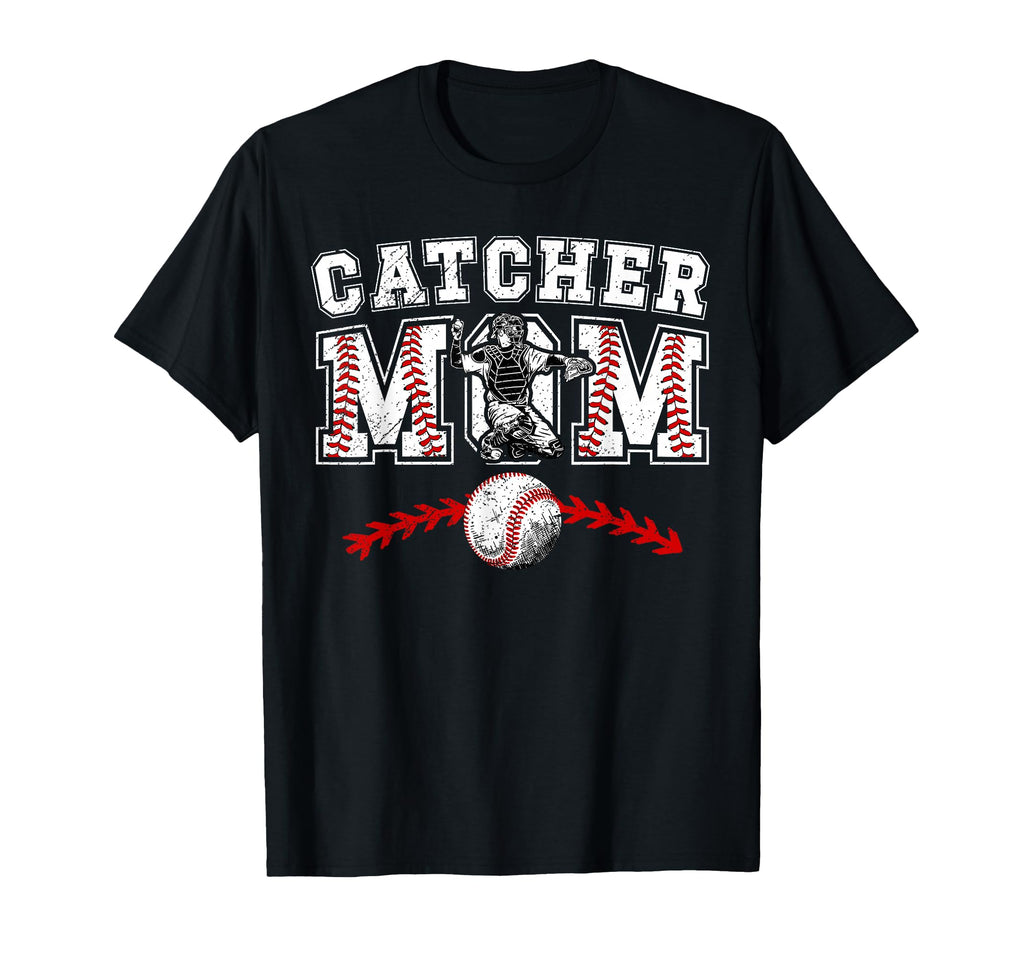 Baseball Catcher Mom Baseball Catcher Mama T-Shirt - Unique Graphic Unisex - T-Shirt, Sweatshirt, Hoodie