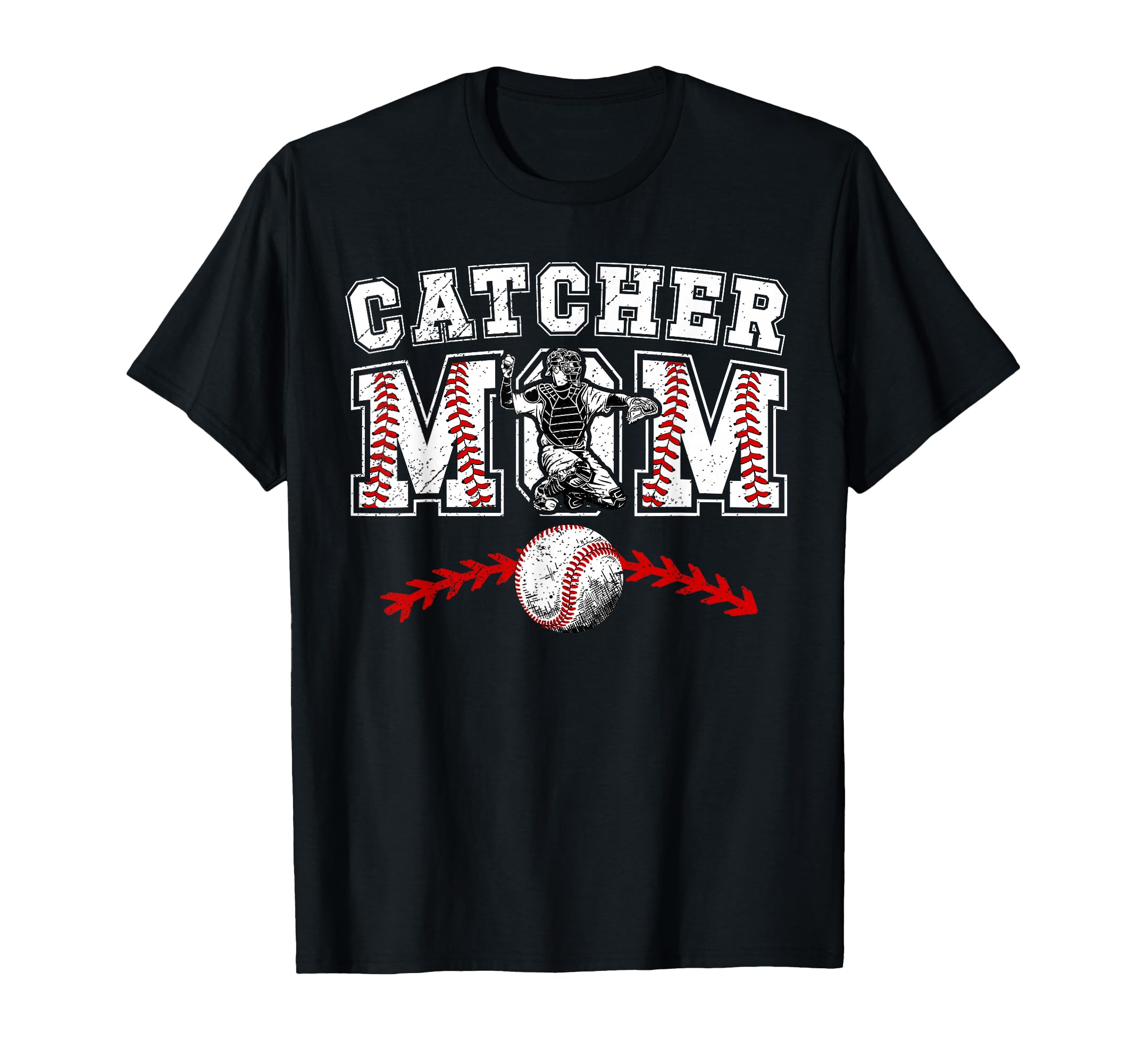 Baseball Catcher Mom Baseball Catcher Mama T-Shirt - Unique Graphic Unisex - T-Shirt, Sweatshirt, Hoodie
